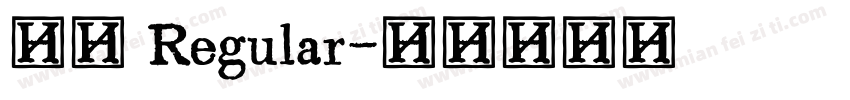 老宋 Regular字体转换